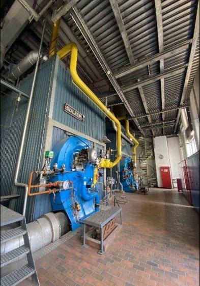 Chaufferie existante de la centrale des HUG